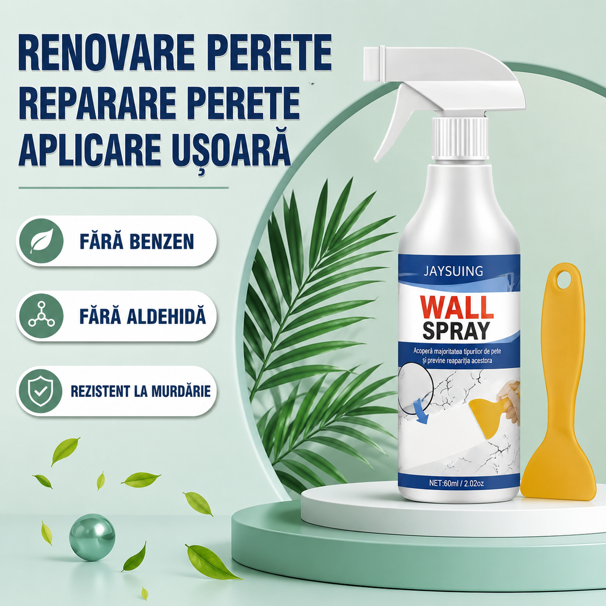 Spray Reparator pentru Pereți Albi