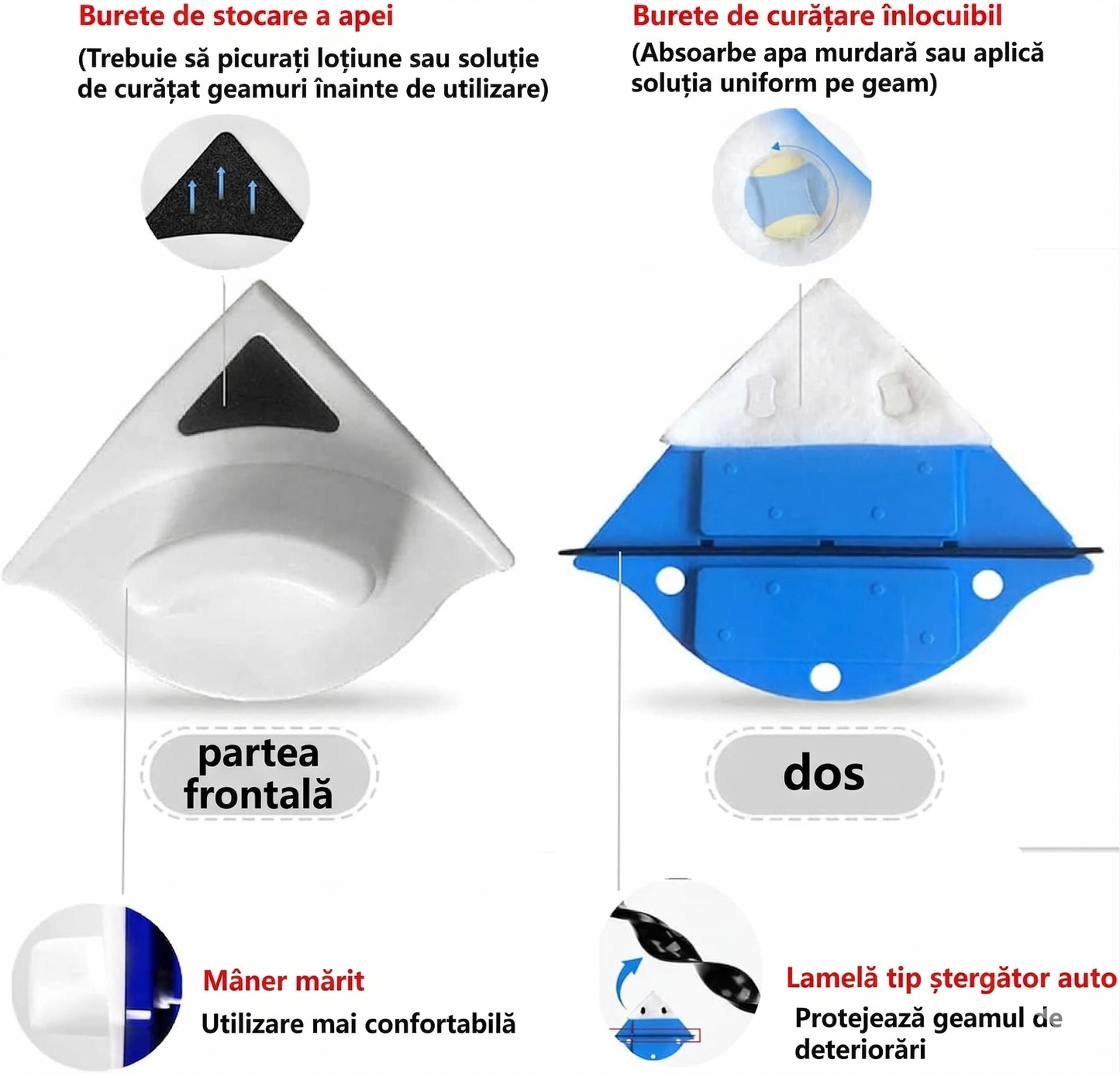 Curățător Magnetic de Geamuri