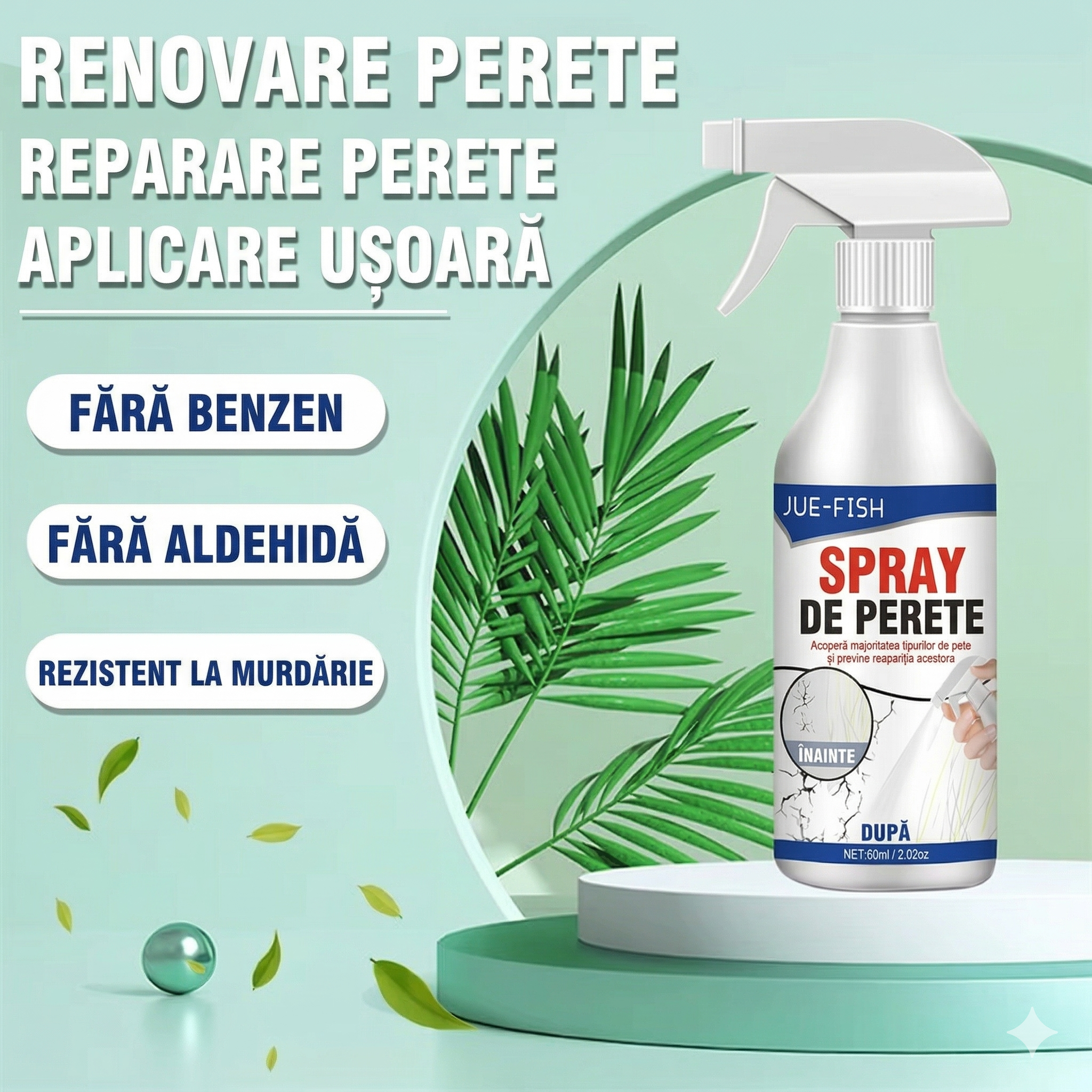 Spray Reparator pentru Pereți Albi