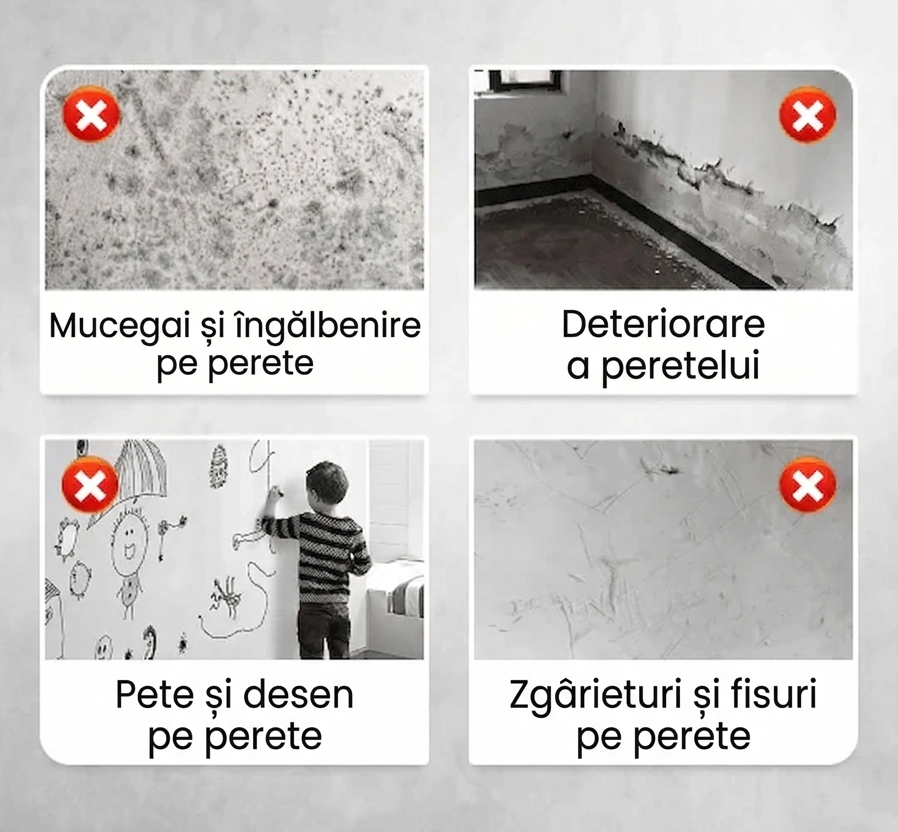 Spray Reparator pentru Pereți Albi